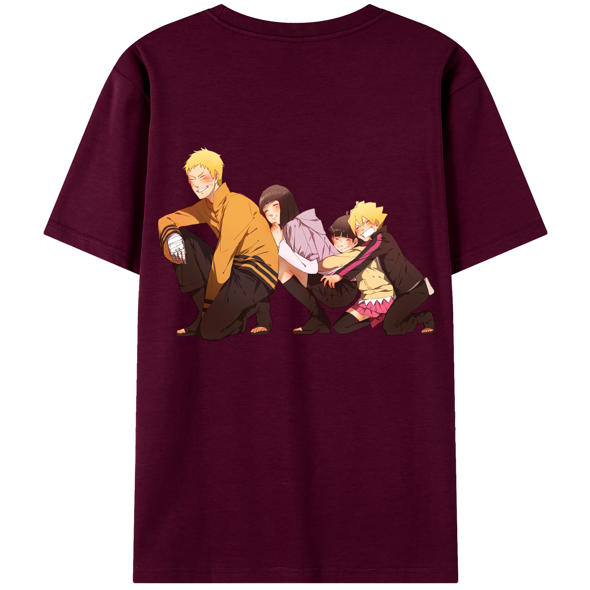 （画像用） NARUTO -ナルト- うずまき ナルト Uzumaki Naruto レディース半袖Tシャツ(バックプリント)